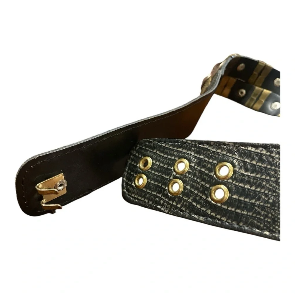 Leatherock by Nina Arjani Designs Vintage 80’s handcrafted design. EE
